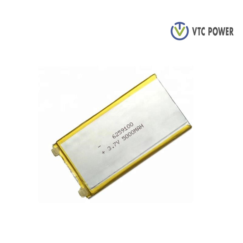 3,7v Li-ion Polymer batteri 5000mah